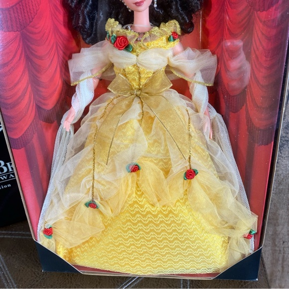 Beauty & Beast on Broadway Belle 19844 Disney & Doll 1998 Barbie Vintage New - Picture 3 of 16